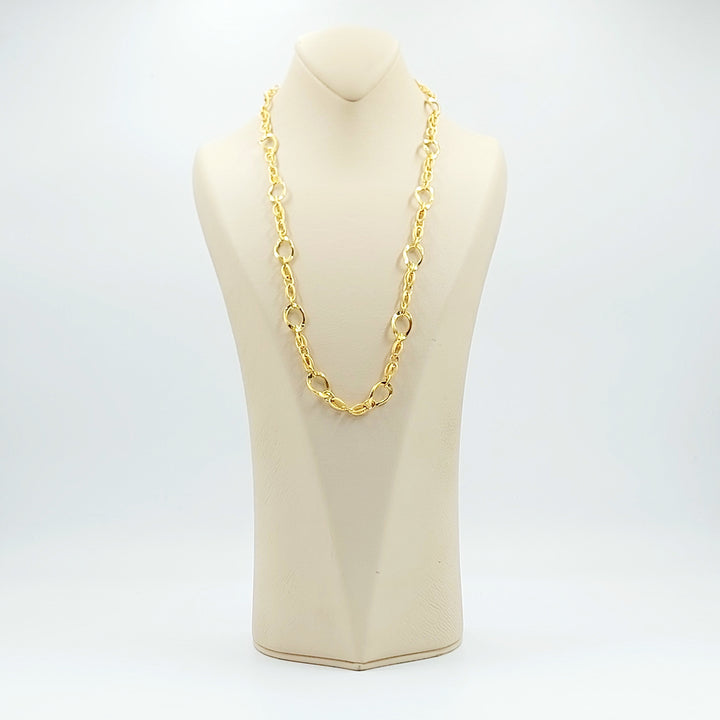 21K عقد فيرنا اكسترا-مجوهرات الشيخ سعيد-Saeed Jewelry 