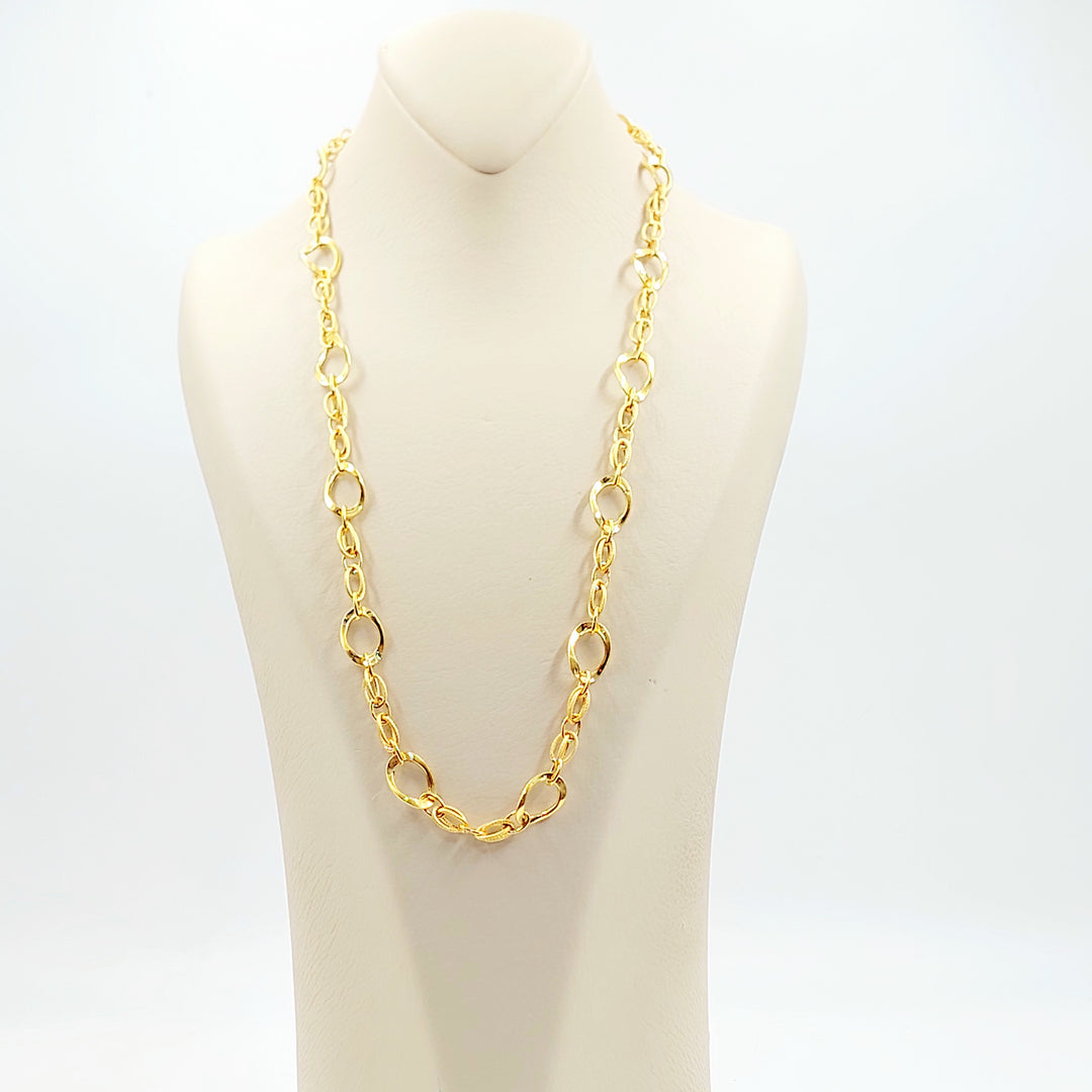 21K عقد فيرنا اكسترا-مجوهرات الشيخ سعيد-Saeed Jewelry 