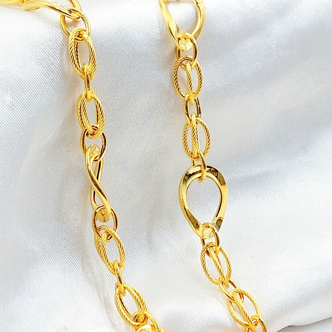 21K عقد فيرنا اكسترا-مجوهرات الشيخ سعيد-Saeed Jewelry 