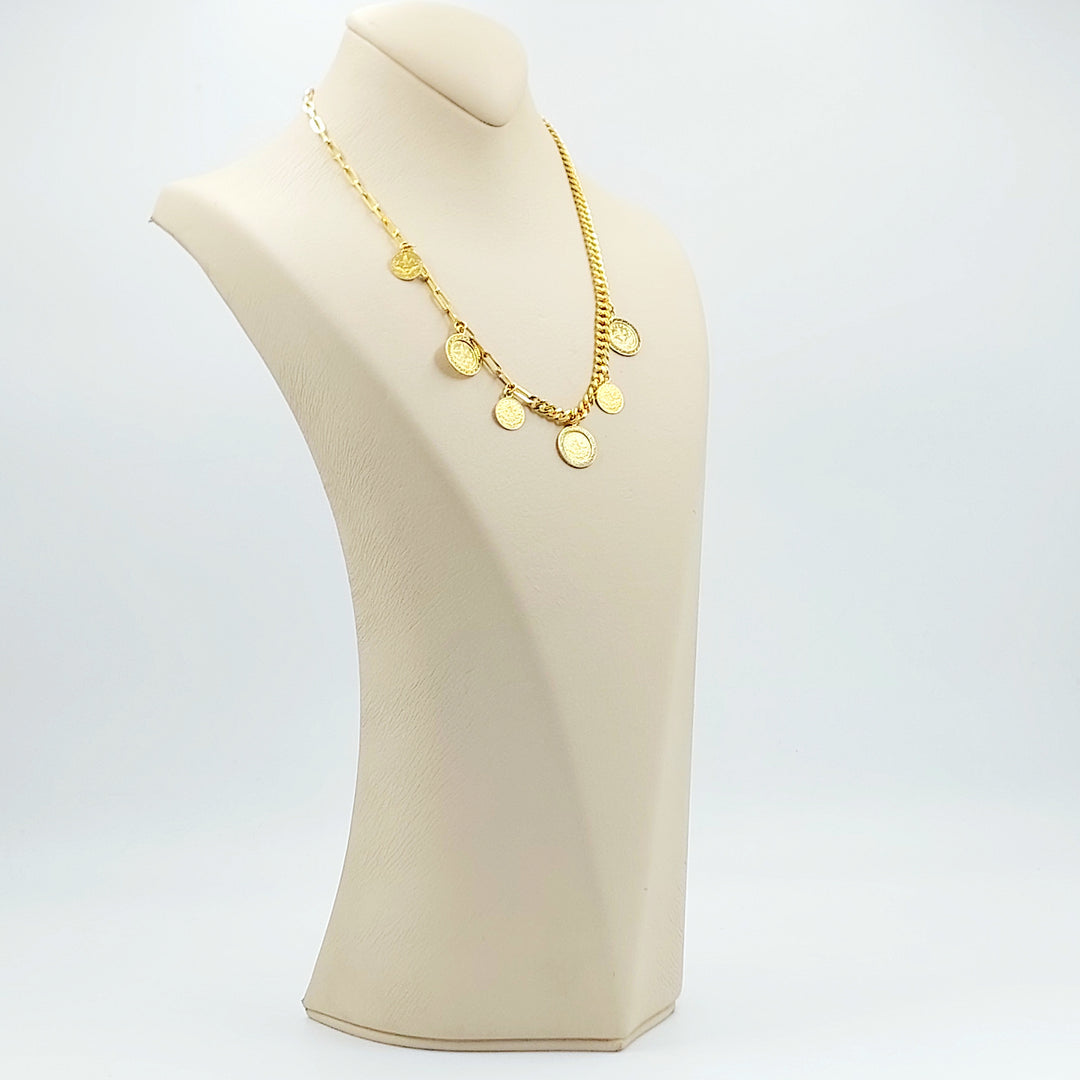 21K عقد دنانديش اكسترا-مجوهرات الشيخ سعيد-Saeed Jewelry 
