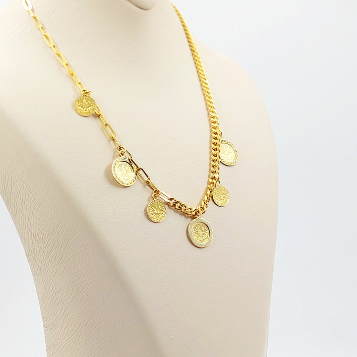 21K عقد دنانديش اكسترا-مجوهرات الشيخ سعيد-Saeed Jewelry 