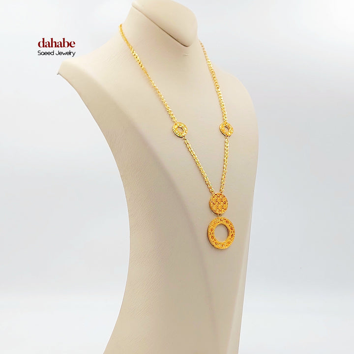 21K عقد اكسترا-مجوهرات الشيخ سعيد-Saeed Jewelry 
