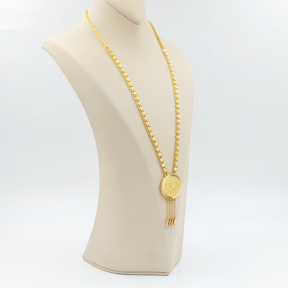 21K عقد رشادي اكسترا-مجوهرات الشيخ سعيد-Saeed Jewelry 
