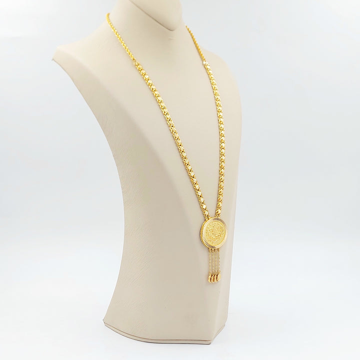21K عقد رشادي اكسترا-مجوهرات الشيخ سعيد-Saeed Jewelry 