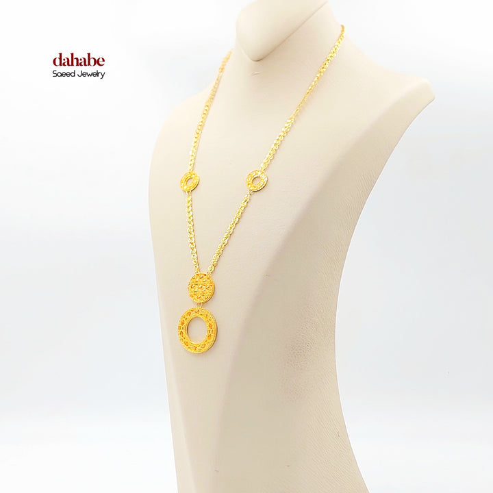 21K عقد اكسترا-مجوهرات الشيخ سعيد-Saeed Jewelry 