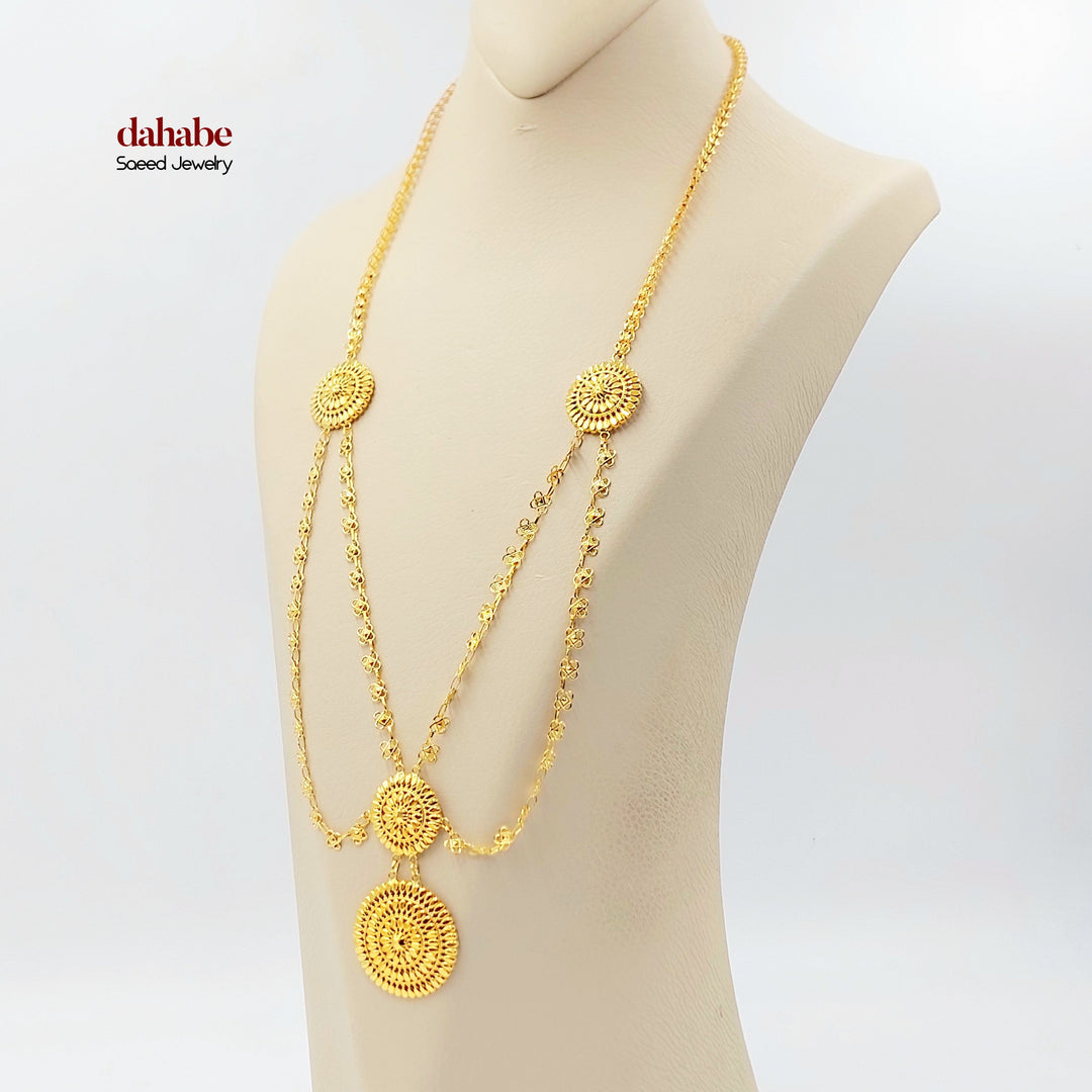 21K عقد اكسترا-مجوهرات الشيخ سعيد-Saeed Jewelry 