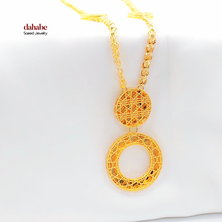 21K عقد اكسترا-مجوهرات الشيخ سعيد-Saeed Jewelry 