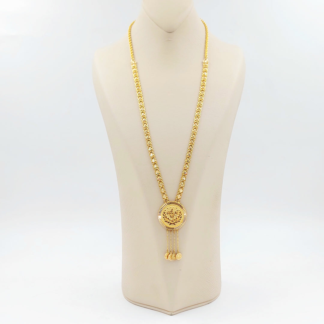 21K عقد رشادي اكسترا-مجوهرات الشيخ سعيد-Saeed Jewelry 