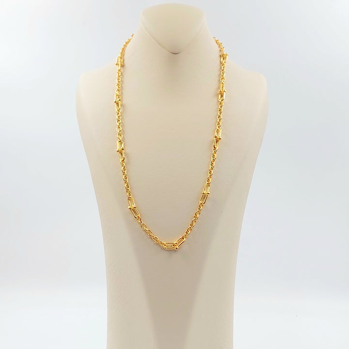 21K عقد بيبر كليب اكسترا-مجوهرات الشيخ سعيد-Saeed Jewelry 