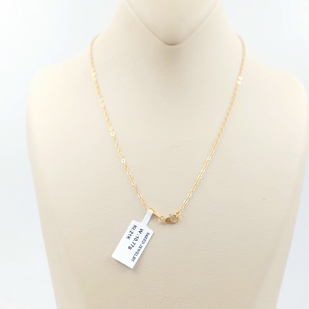 21K عقد شمس اكسترا-مجوهرات الشيخ سعيد-Saeed Jewelry 