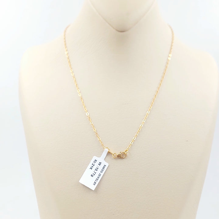 21K عقد شمس اكسترا-مجوهرات الشيخ سعيد-Saeed Jewelry 