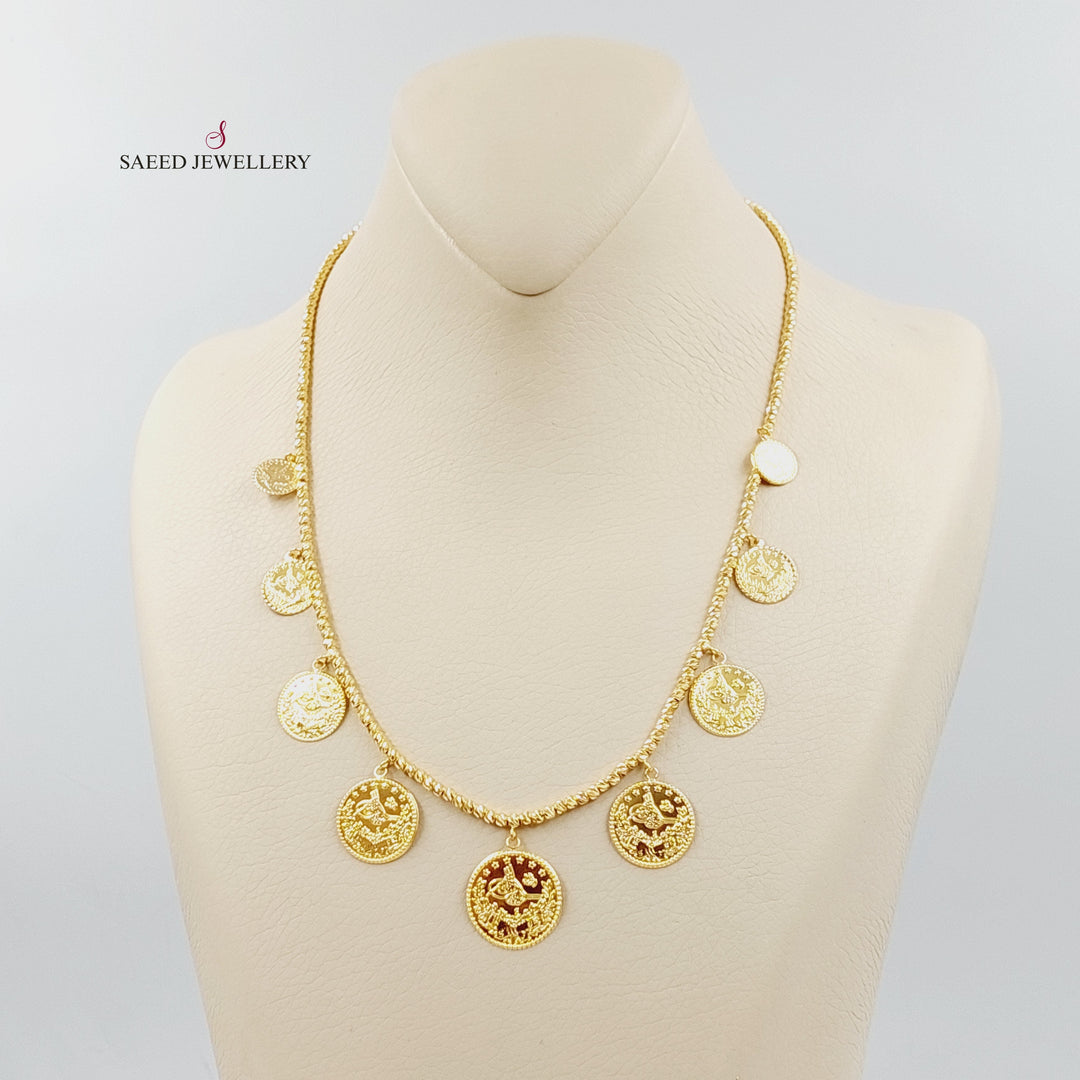 21K عقد رشادي اكسترا-مجوهرات الشيخ سعيد-Saeed Jewelry 