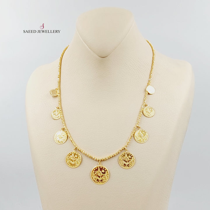 21K عقد رشادي اكسترا-مجوهرات الشيخ سعيد-Saeed Jewelry 