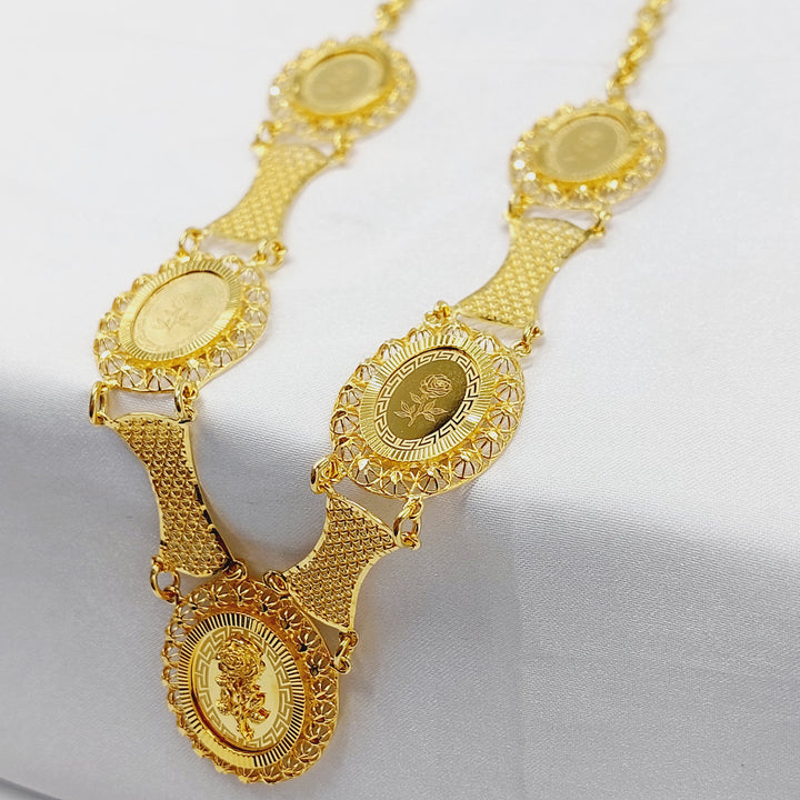 21K عقد اونصه اكسترا-مجوهرات الشيخ سعيد-Saeed Jewelry 