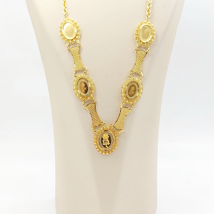 21K عقد اونصه اكسترا-مجوهرات الشيخ سعيد-Saeed Jewelry 