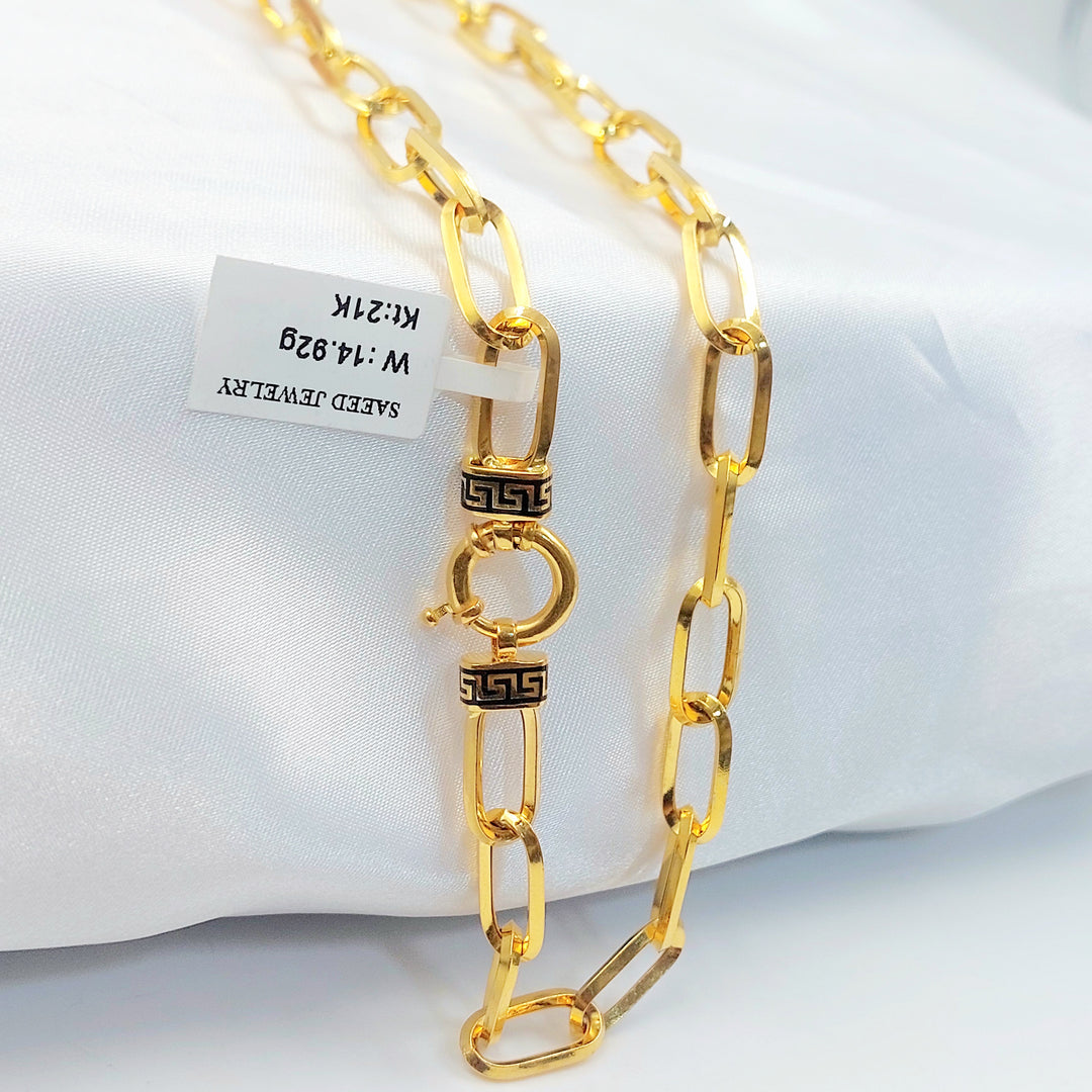 21K عقد بيبر كليب اكسترا-مجوهرات الشيخ سعيد-Saeed Jewelry 