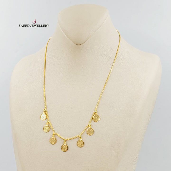 21K عقد اثمان اكسترا-مجوهرات الشيخ سعيد-Saeed Jewelry 