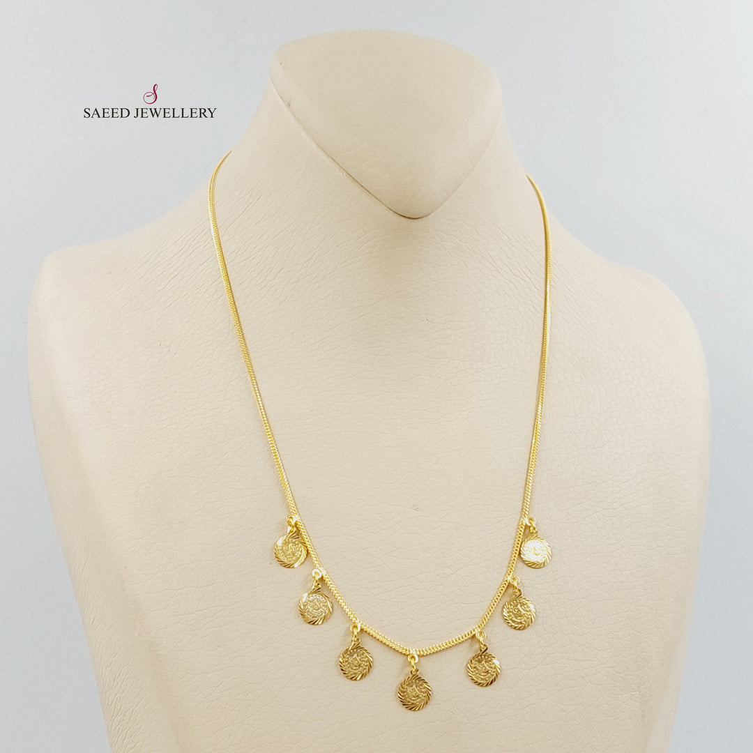 21K عقد اثمان اكسترا-مجوهرات الشيخ سعيد-Saeed Jewelry 