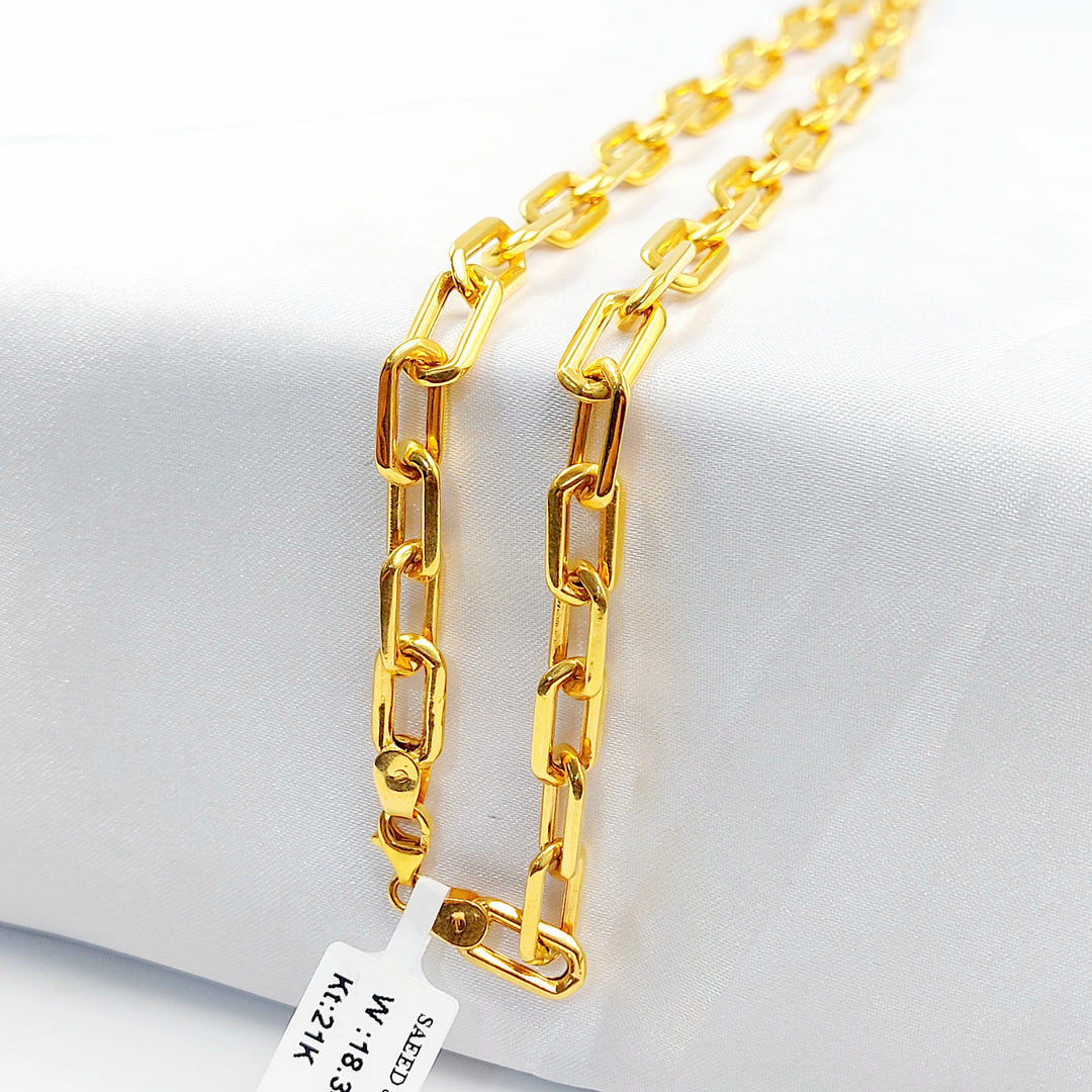 21K عقد بيبر كليب اكسترا-مجوهرات الشيخ سعيد-Saeed Jewelry 