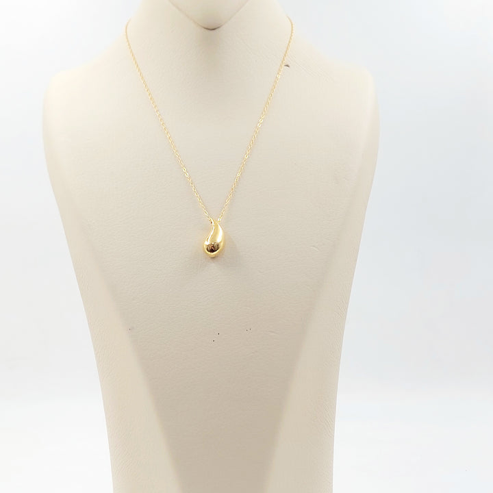 21K عقد لوزة اكسترا-مجوهرات الشيخ سعيد-Saeed Jewelry 