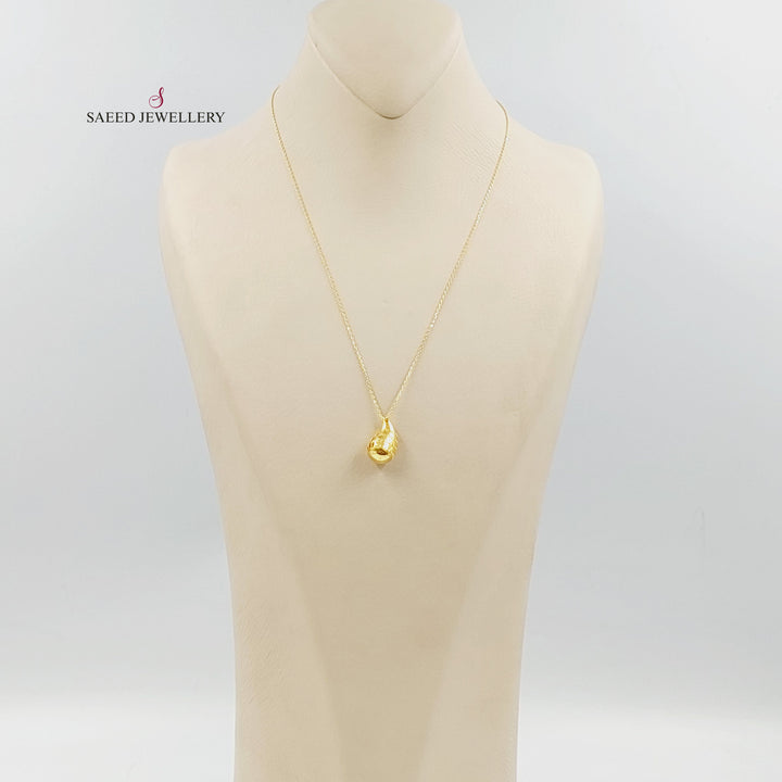 21K عقد لوزة اكسترا-مجوهرات الشيخ سعيد-Saeed Jewelry 