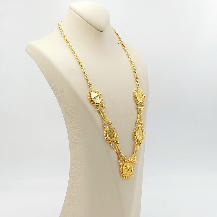 21K عقد اونصه اكسترا-مجوهرات الشيخ سعيد-Saeed Jewelry 