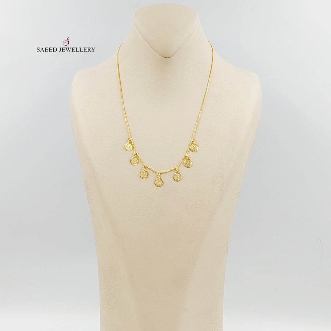 21K عقد اثمان اكسترا-مجوهرات الشيخ سعيد-Saeed Jewelry 