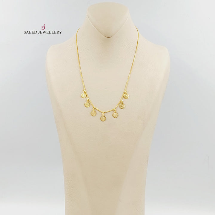 21K عقد اثمان اكسترا-مجوهرات الشيخ سعيد-Saeed Jewelry 