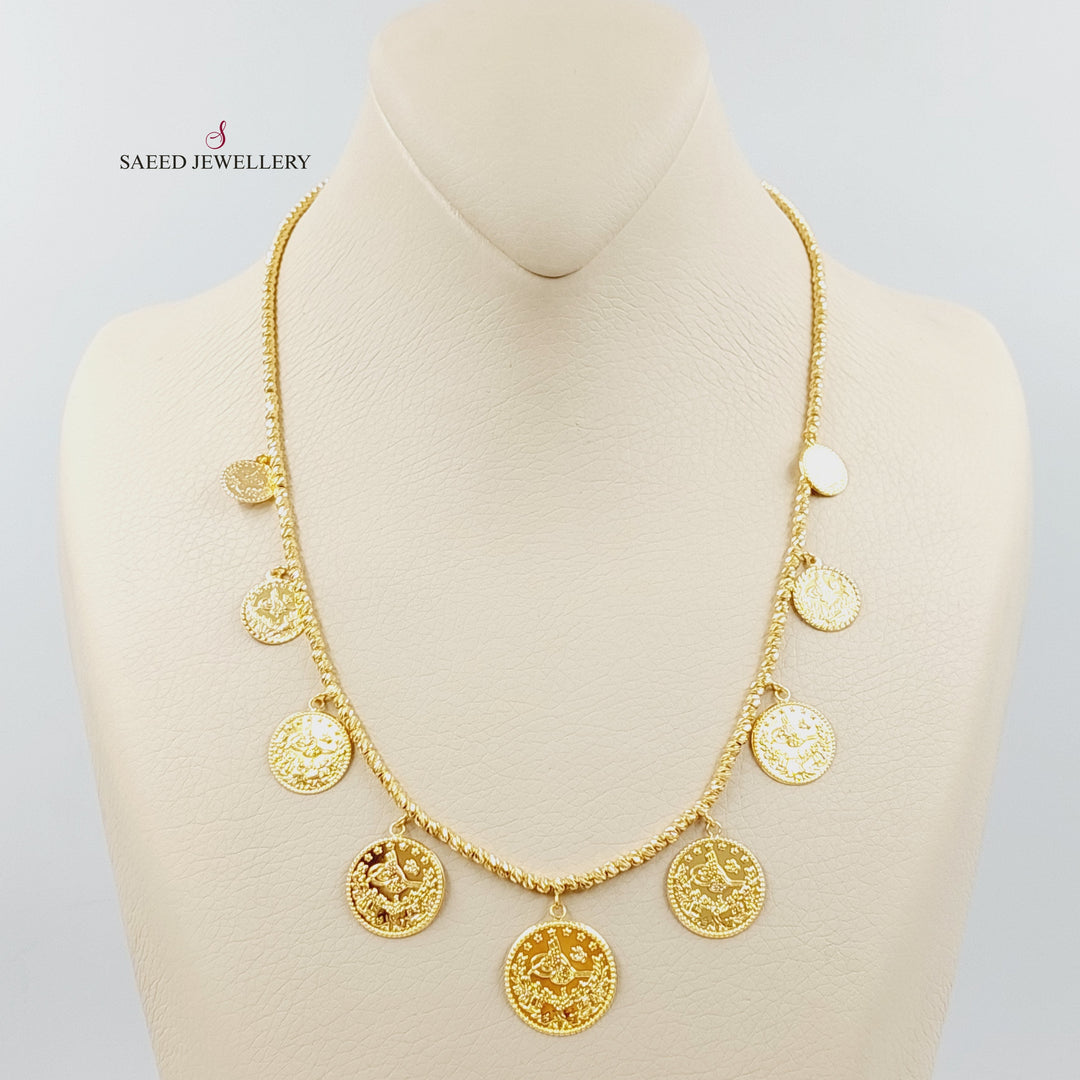 21K عقد رشادي اكسترا-مجوهرات الشيخ سعيد-Saeed Jewelry 