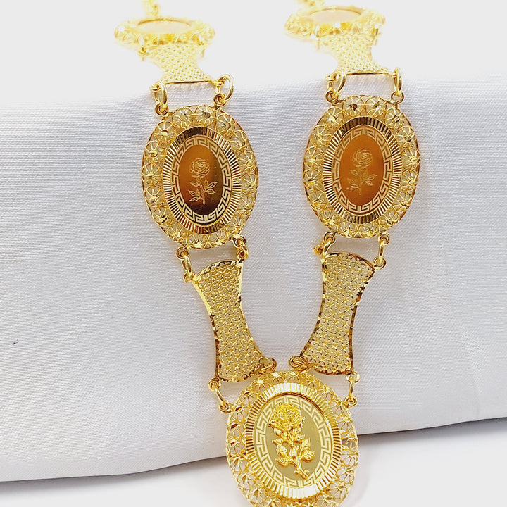 21K عقد اونصه اكسترا-مجوهرات الشيخ سعيد-Saeed Jewelry 