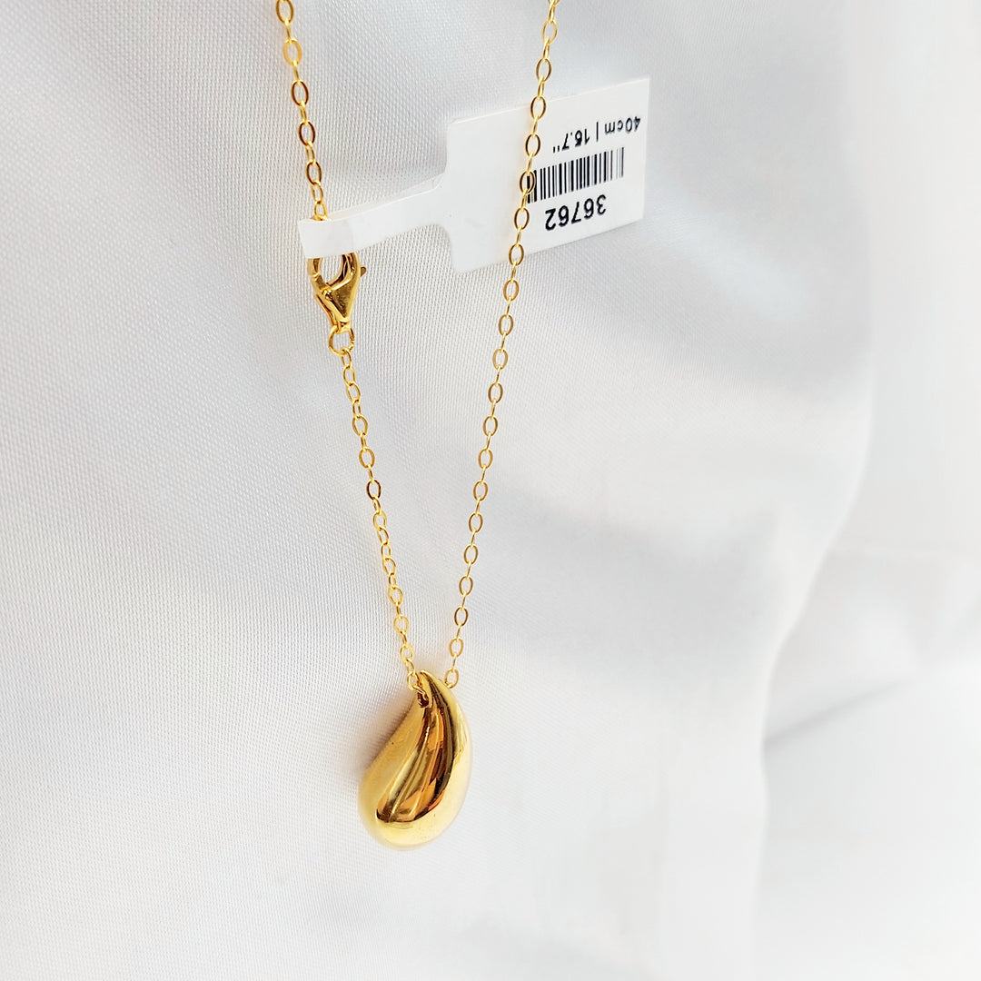 21K عقد لوزة اكسترا-مجوهرات الشيخ سعيد-Saeed Jewelry 