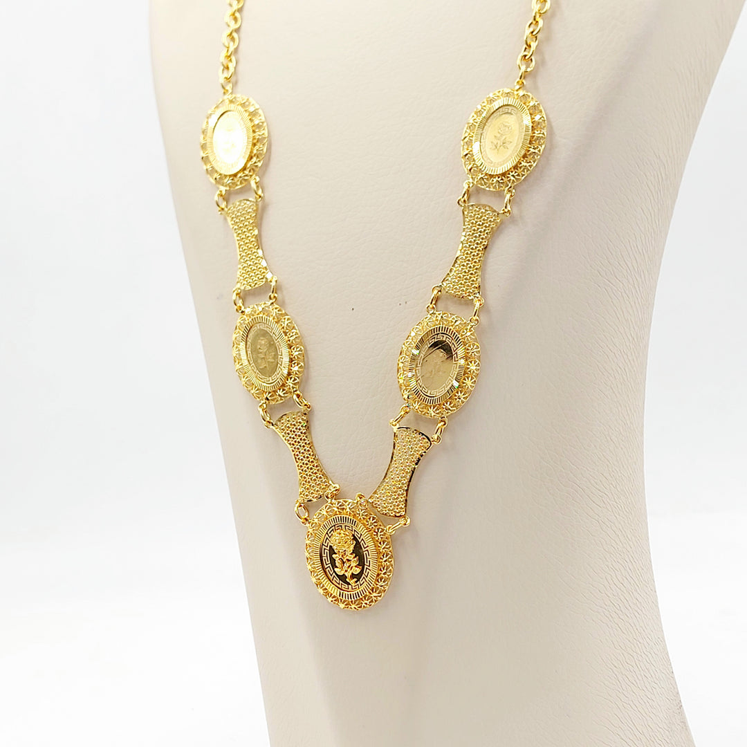 21K عقد اونصه اكسترا-مجوهرات الشيخ سعيد-Saeed Jewelry 