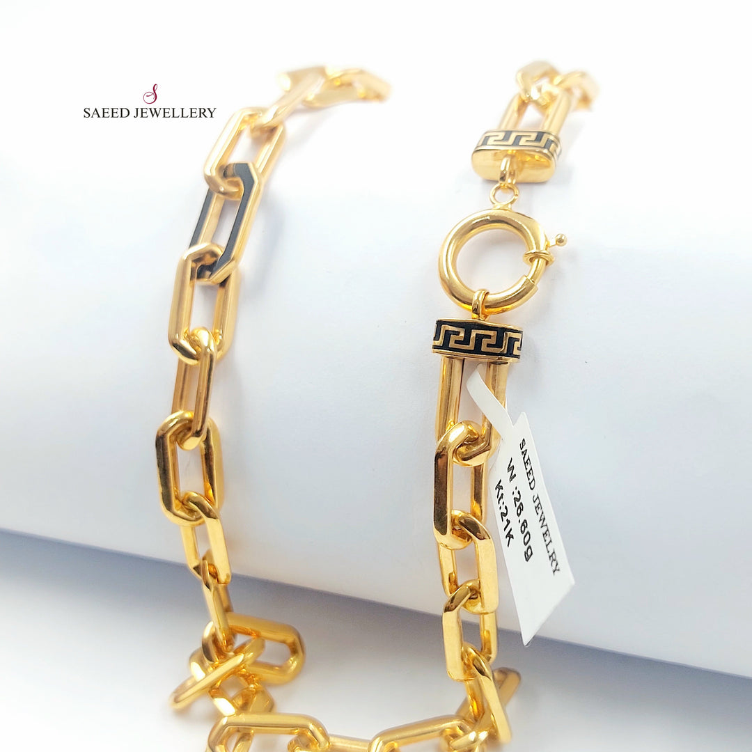 21K عقد بيبر كليب مينا-مجوهرات الشيخ سعيد-Saeed Jewelry 