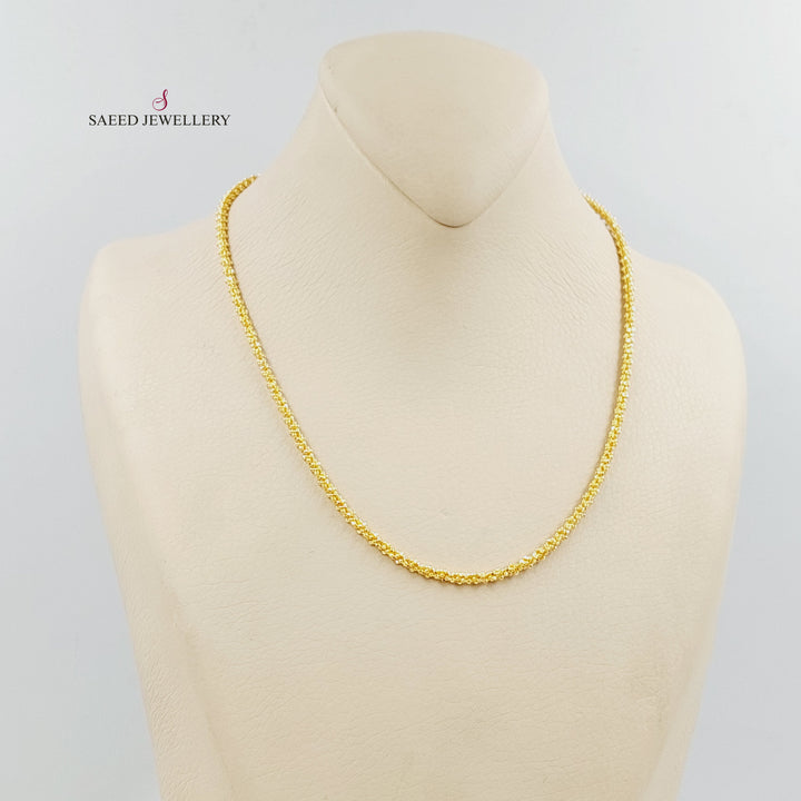 21K عقد فانسي-مجوهرات الشيخ سعيد-Saeed Jewelry 