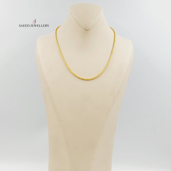 21K عقد فانسي-مجوهرات الشيخ سعيد-Saeed Jewelry 