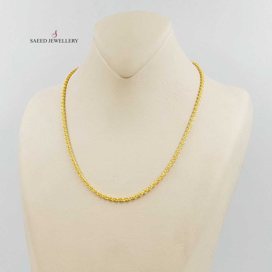 21K عقد فانسي-مجوهرات الشيخ سعيد-Saeed Jewelry 