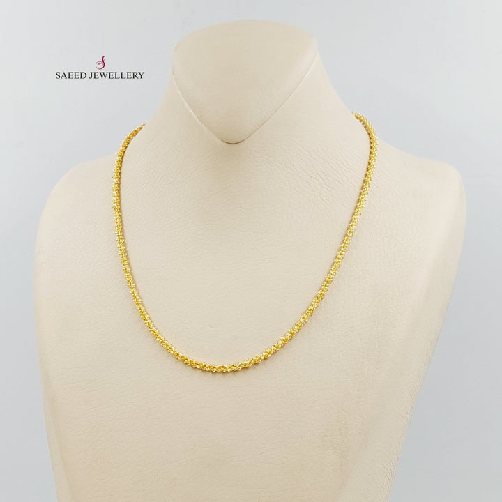 21K عقد فانسي-مجوهرات الشيخ سعيد-Saeed Jewelry 