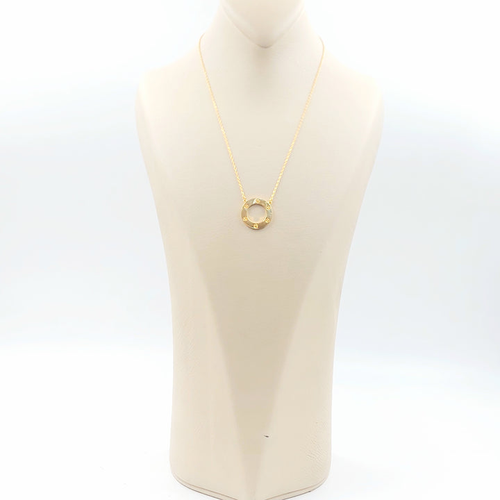 21K عقد فيجارو-مجوهرات الشيخ سعيد-Saeed Jewelry 