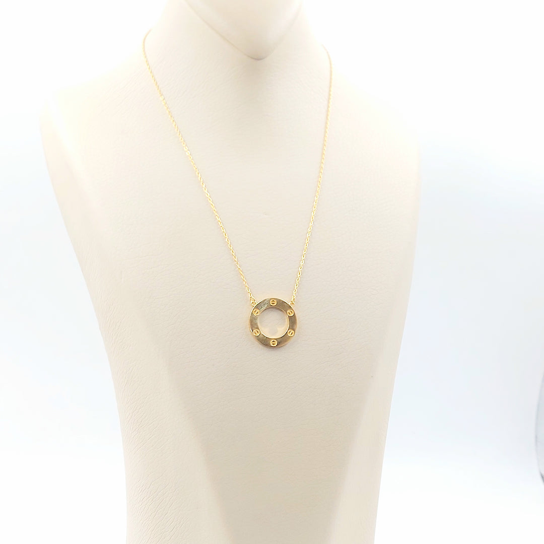 21K عقد فيجارو-مجوهرات الشيخ سعيد-Saeed Jewelry 