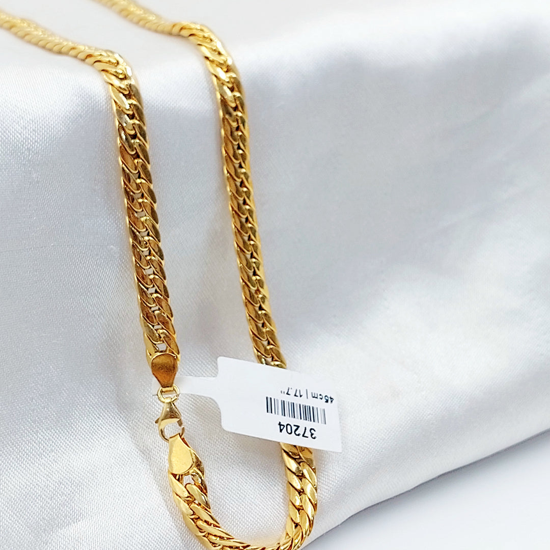 21K عقد مبسط-مجوهرات الشيخ سعيد-Saeed Jewelry 