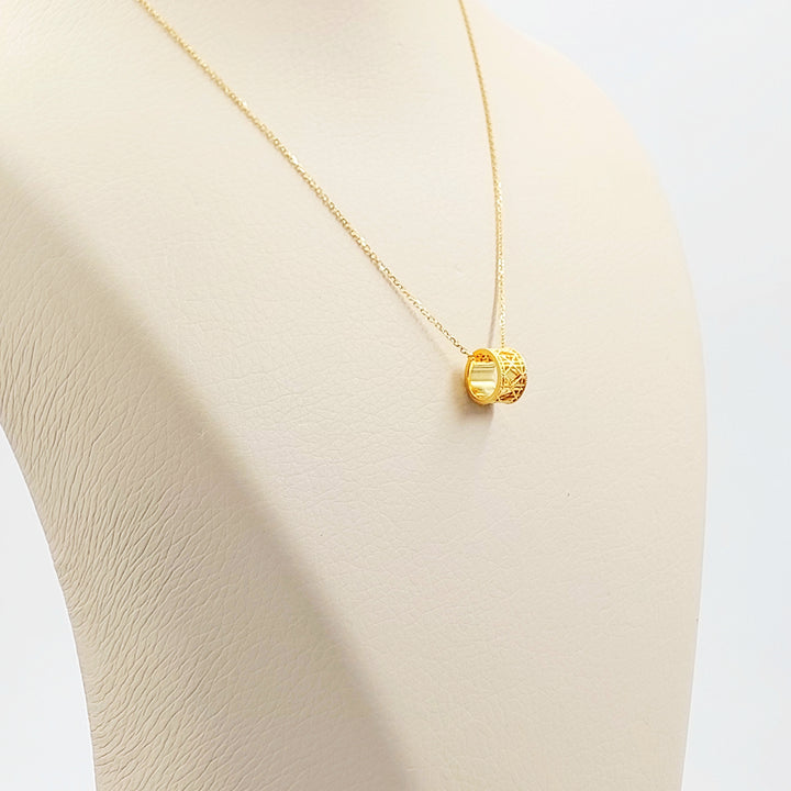 21K عقد اكسترا ناعم-مجوهرات الشيخ سعيد-Saeed Jewelry 