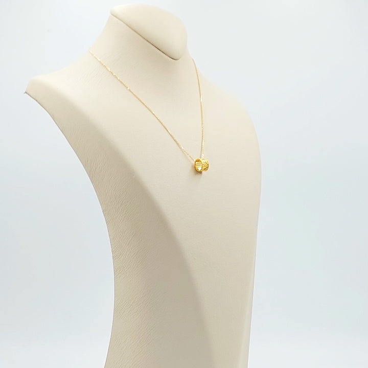 21K عقد اكسترا ناعم-مجوهرات الشيخ سعيد-Saeed Jewelry 