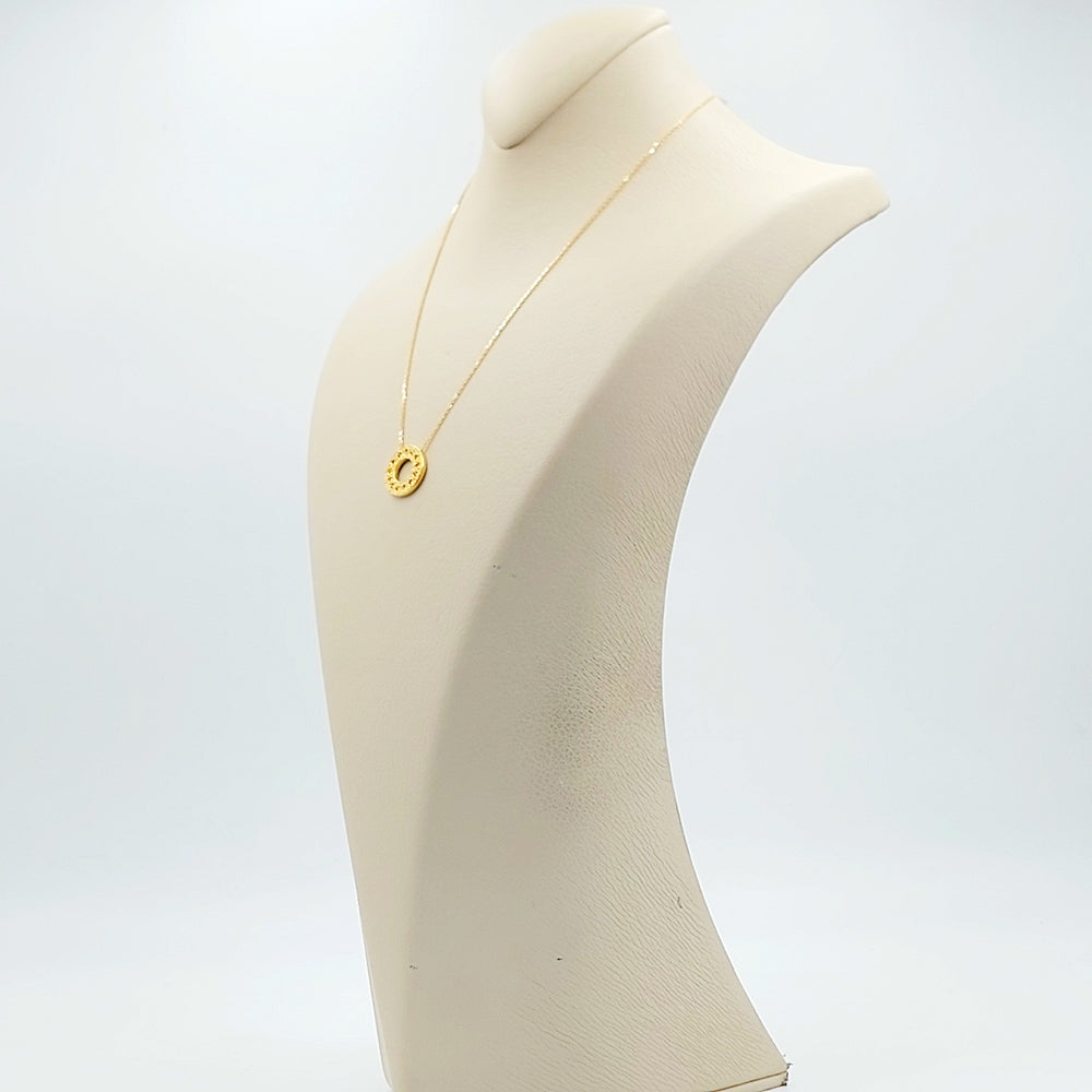 21K عقد اكسترا ناعم-مجوهرات الشيخ سعيد-Saeed Jewelry 