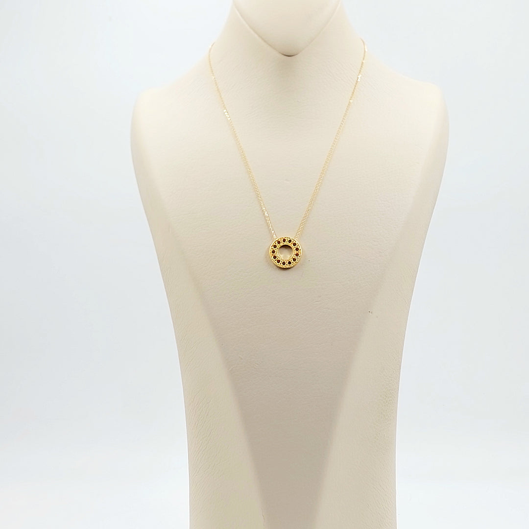 21K عقد اكسترا ناعم-مجوهرات الشيخ سعيد-Saeed Jewelry 