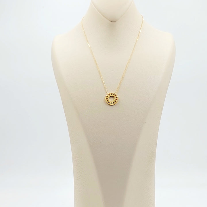 21K عقد اكسترا ناعم-مجوهرات الشيخ سعيد-Saeed Jewelry 