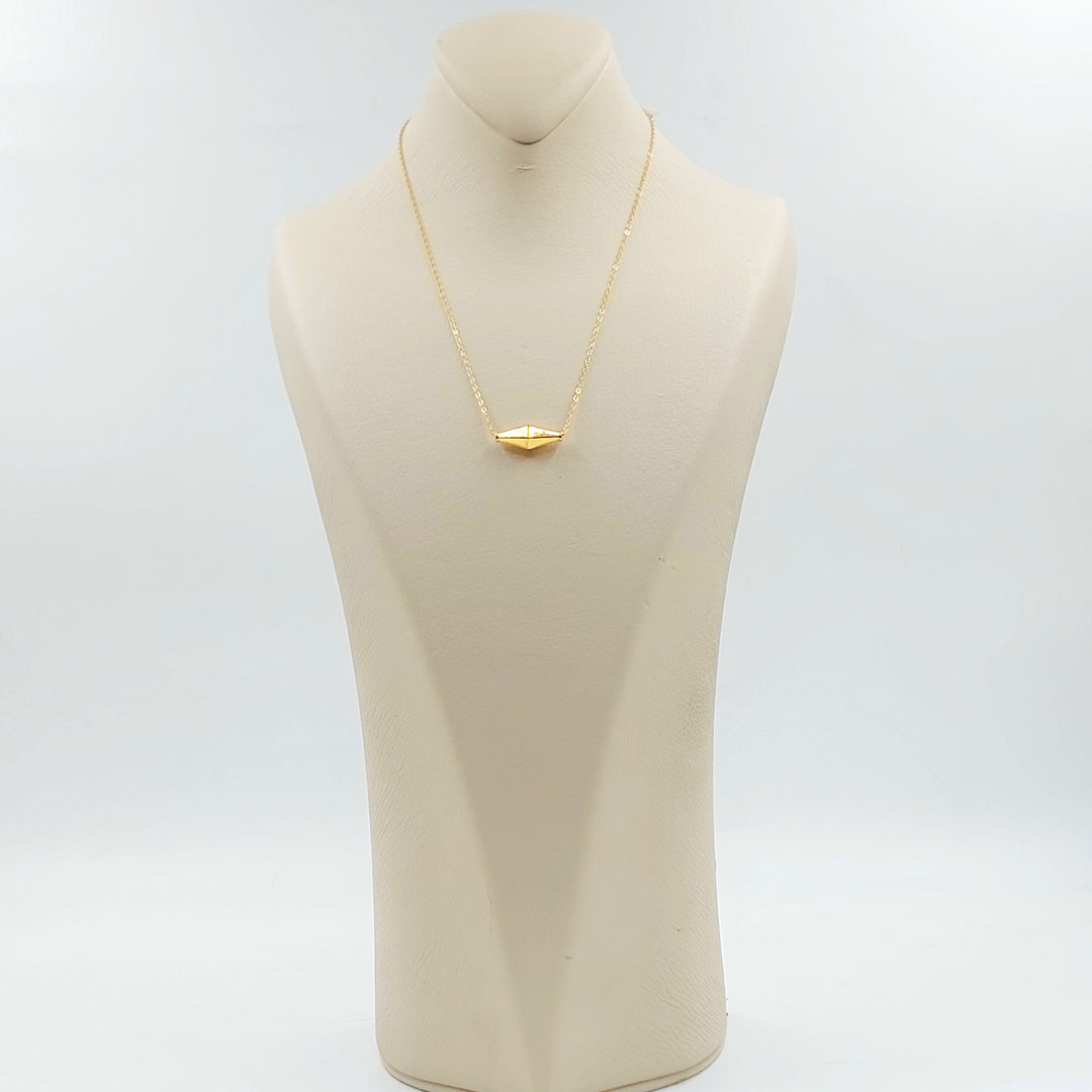 21K عقد زيتون-مجوهرات الشيخ سعيد-Saeed Jewelry 