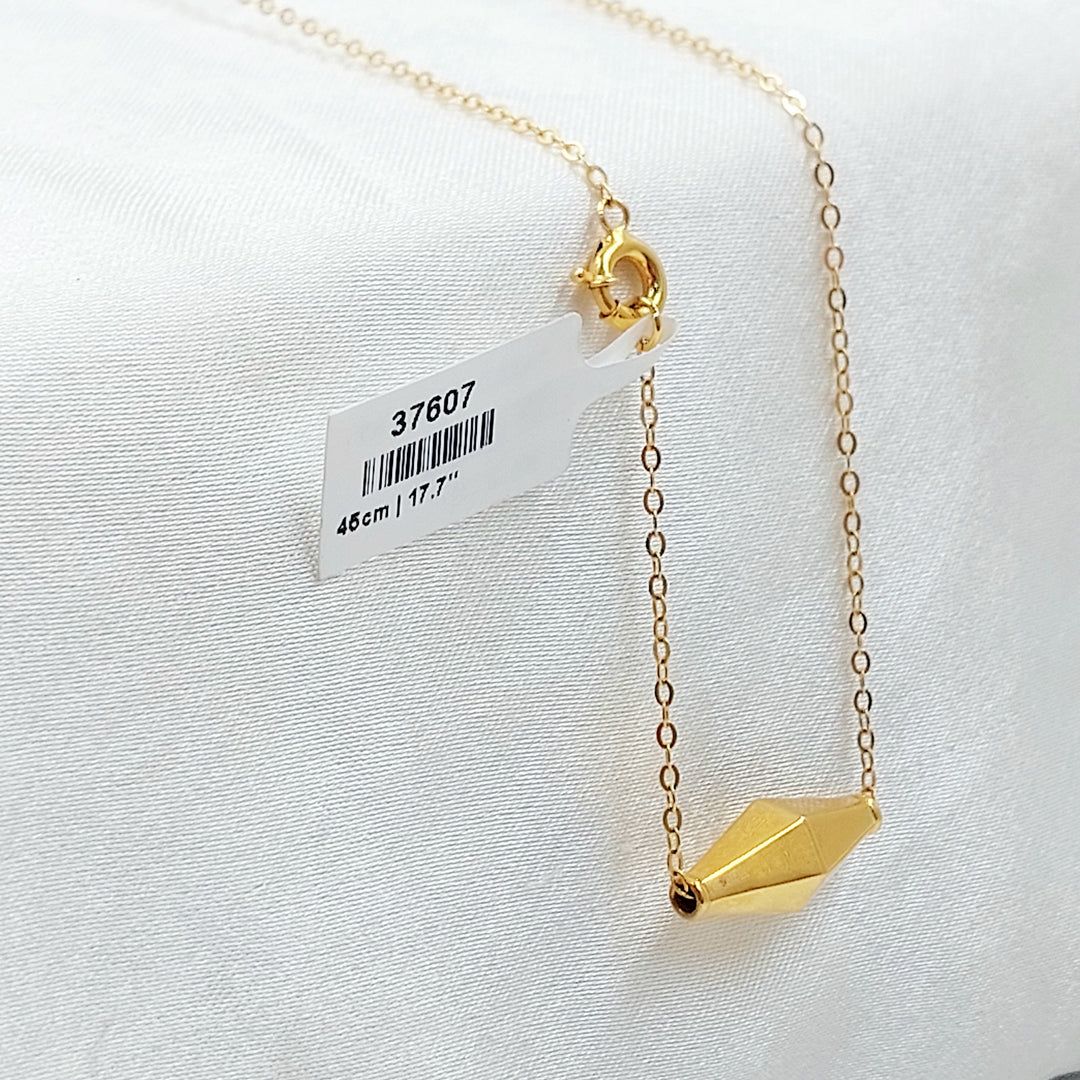 21K عقد زيتون-مجوهرات الشيخ سعيد-Saeed Jewelry 