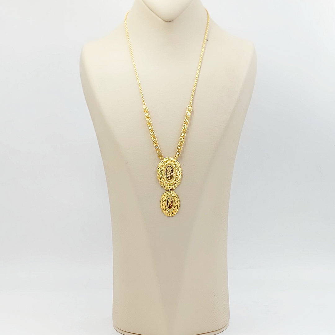 21K عقد اونصه-مجوهرات الشيخ سعيد-Saeed Jewelry 