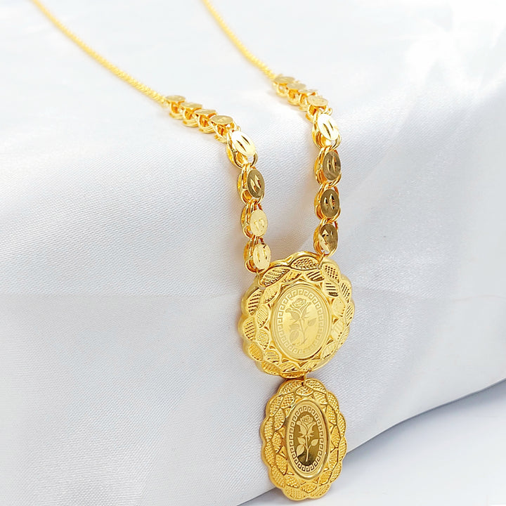 21K عقد اونصه-مجوهرات الشيخ سعيد-Saeed Jewelry 