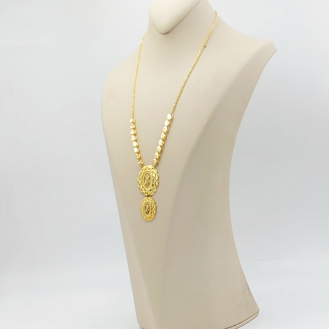 21K عقد اونصه-مجوهرات الشيخ سعيد-Saeed Jewelry 